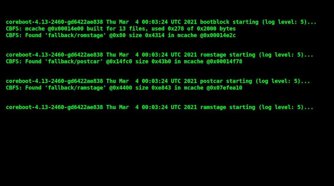 Architecture 4031: Introductory coreboot Arch4031
